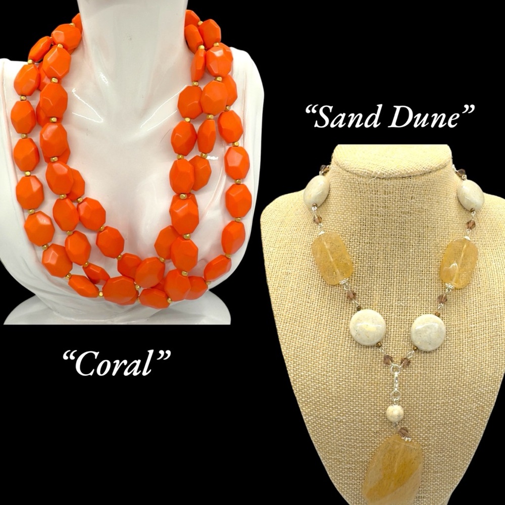 2 Retired New Old Stock Premier Designs Necklaces